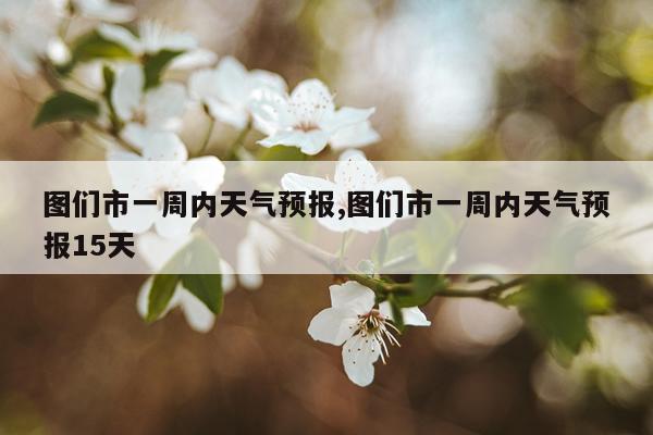 图们市一周内天气预报,图们市一周内天气预报15天