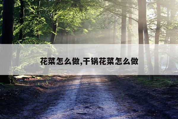花菜怎么做,干锅花菜怎么做
