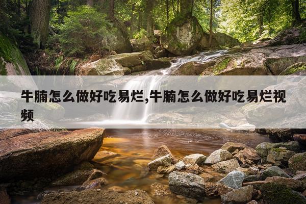 牛腩怎么做好吃易烂,牛腩怎么做好吃易烂视频
