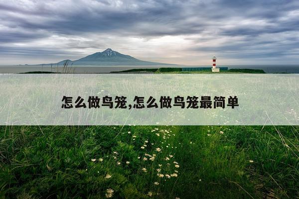 怎么做鸟笼,怎么做鸟笼最简单