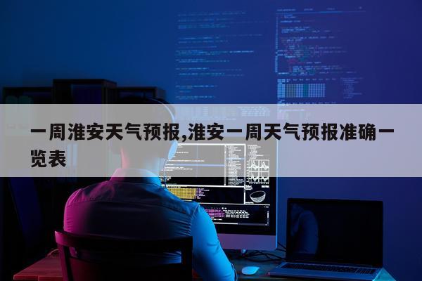 一周淮安天气预报,淮安一周天气预报准确一览表
